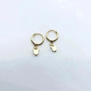 Mickey Petit Drop Hoops Earrings